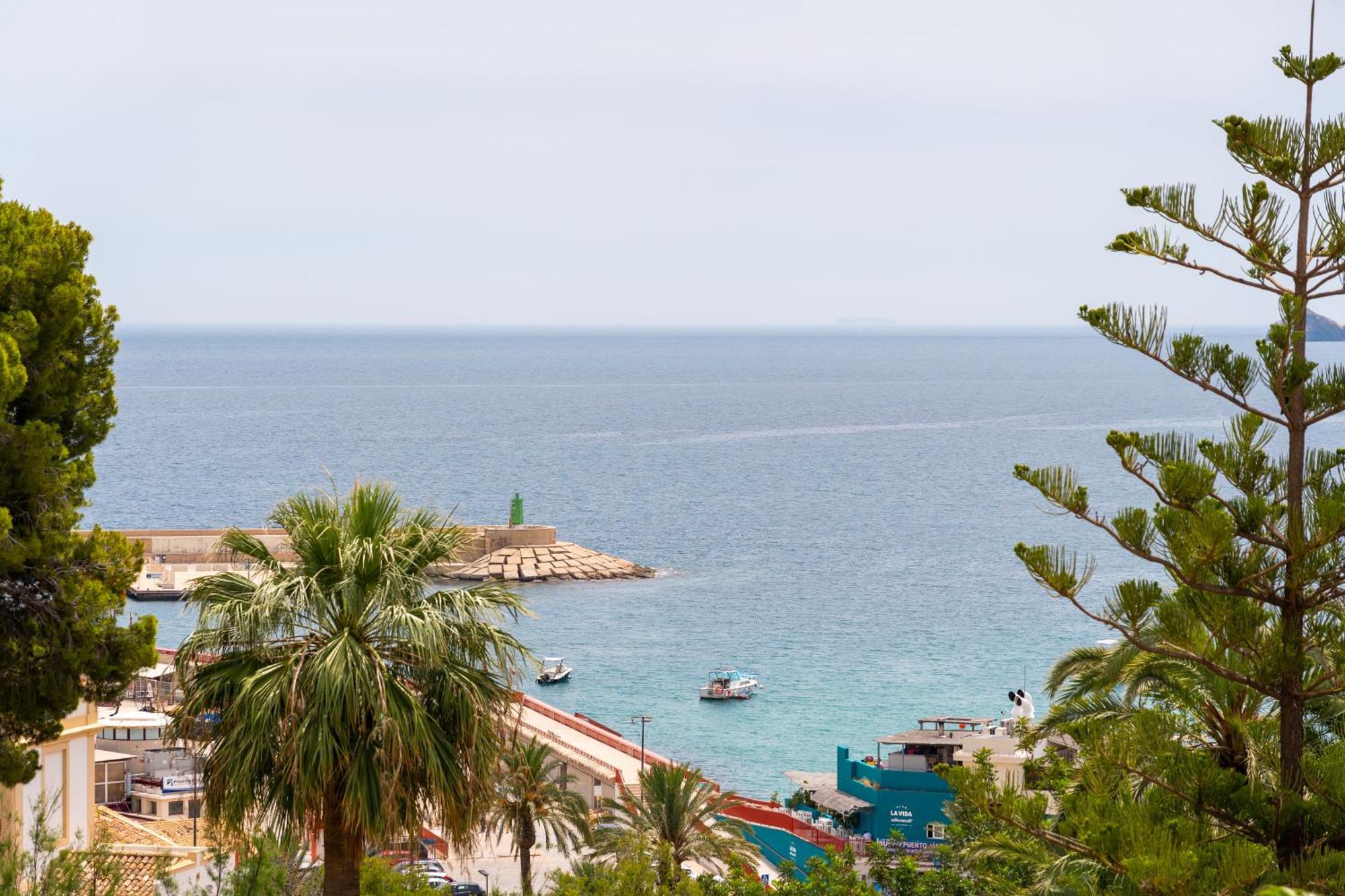 Javea Port Townhouse With Amazing Sea Views & Communal Pool Villa Eksteriør bilde