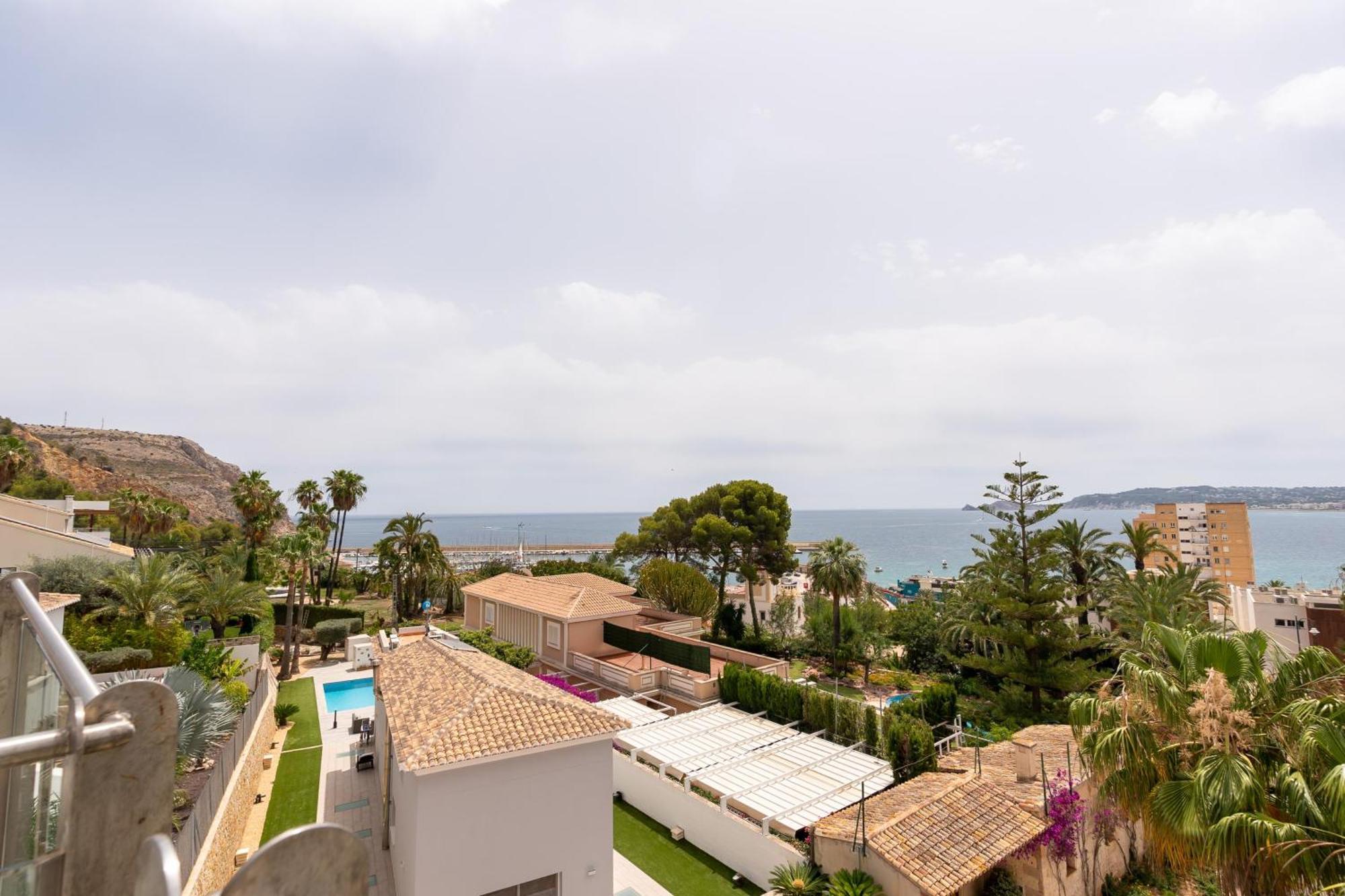 Javea Port Townhouse With Amazing Sea Views & Communal Pool Villa Eksteriør bilde
