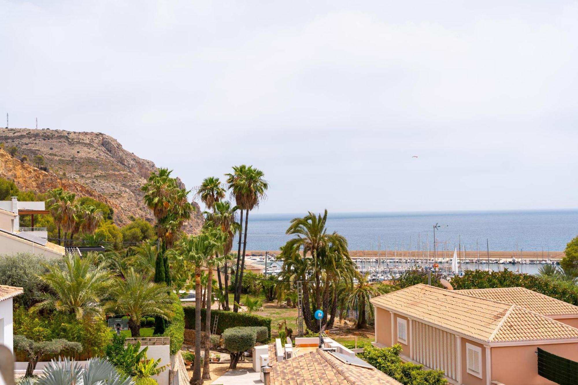 Javea Port Townhouse With Amazing Sea Views & Communal Pool Villa Eksteriør bilde