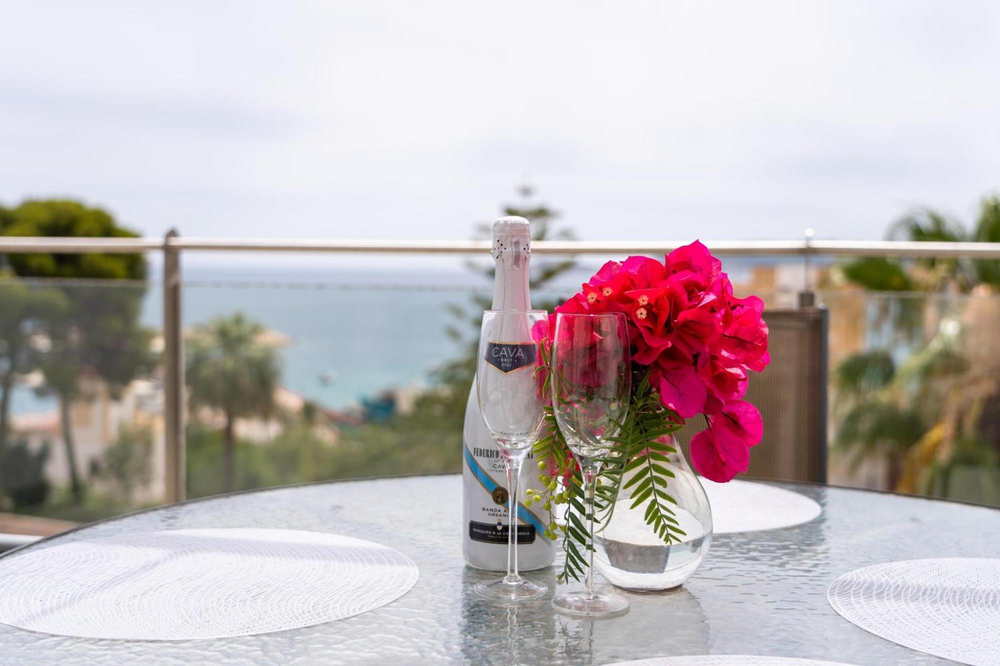 Javea Port Townhouse With Amazing Sea Views & Communal Pool Villa Eksteriør bilde