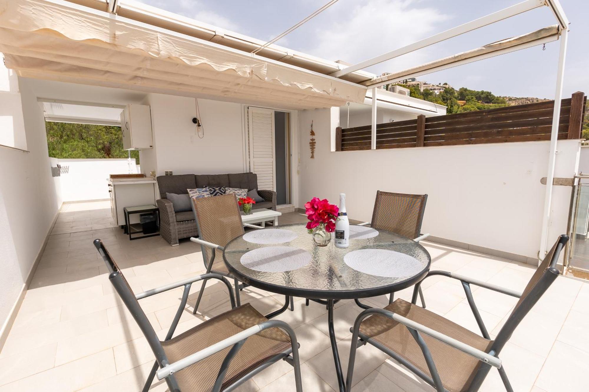 Javea Port Townhouse With Amazing Sea Views & Communal Pool Villa Eksteriør bilde