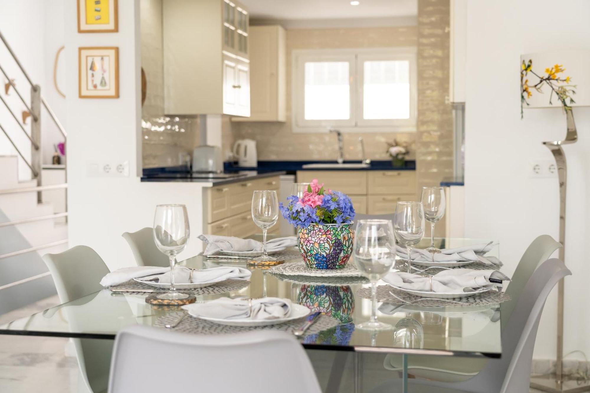 Javea Port Townhouse With Amazing Sea Views & Communal Pool Villa Eksteriør bilde