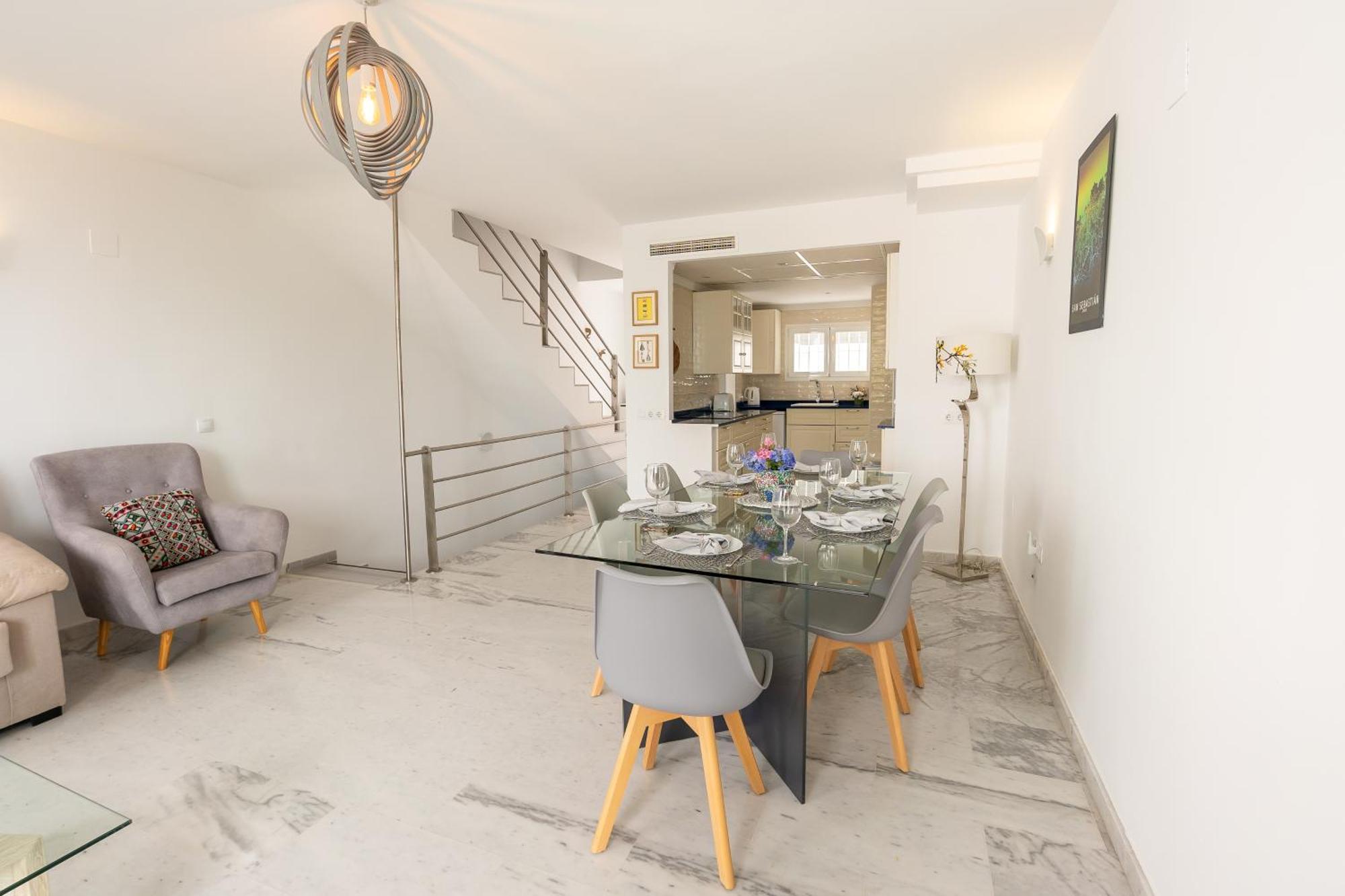 Javea Port Townhouse With Amazing Sea Views & Communal Pool Villa Eksteriør bilde